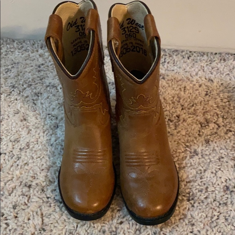 Toddler cowboy boots 6 OLD WEST unisex